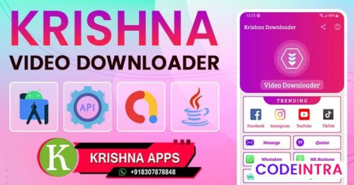 All In One Video Downloader - Facebook, TikTok, In - Codeintra