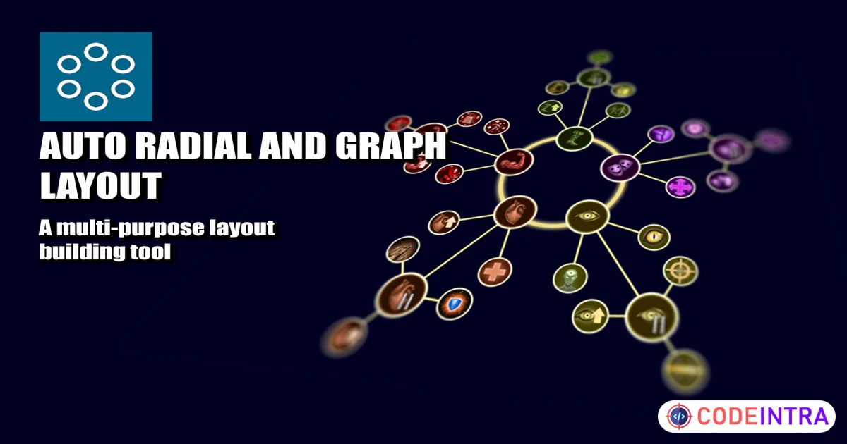 Auto Radial Layout | GUI Tools | Unity Assets - Codeintra