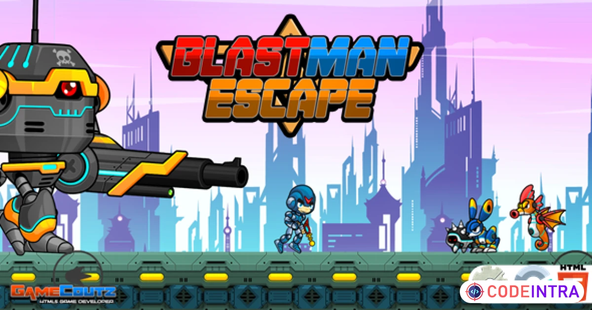 Product featured image Blastman Escape - Construct Game - Codeintra