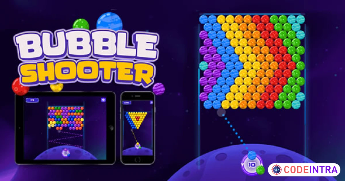 Bubble Shooter - HTML5 Game - Codeintra