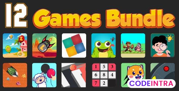Bundle N°4 :12 HTML5 GAMES - Web, Mobile and FB In