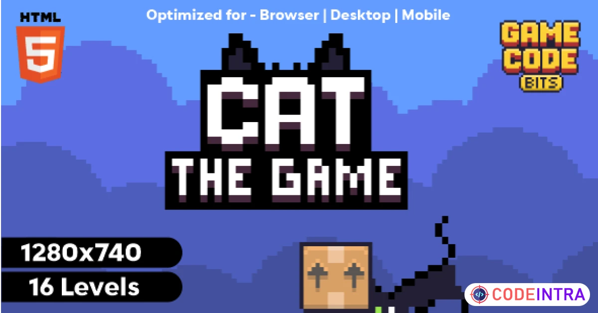 Product featured image Cat The Game HTML5 - Codeintra