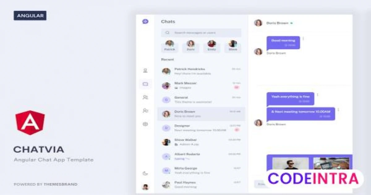 Chatvia - Angular Chat App Template - Codeintra