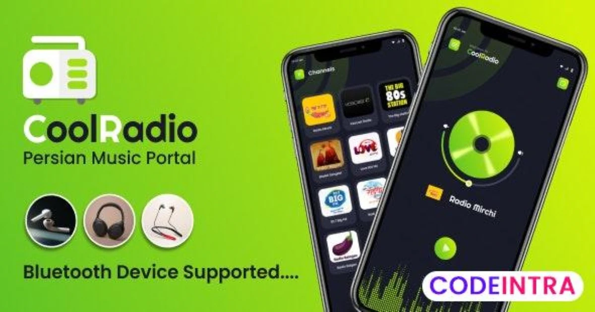 Cool Radio - Bluetooth Device Compatible - Single/ - Codeintra