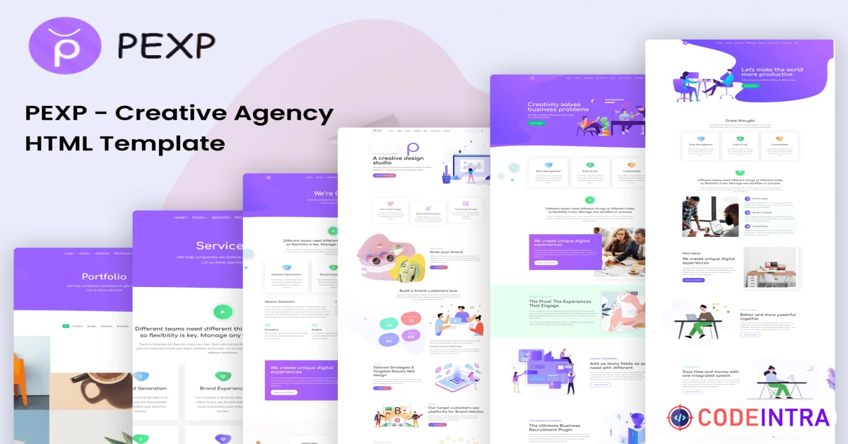 Product featured image Corporate Business Agency Bootstrap Template - Codeintra