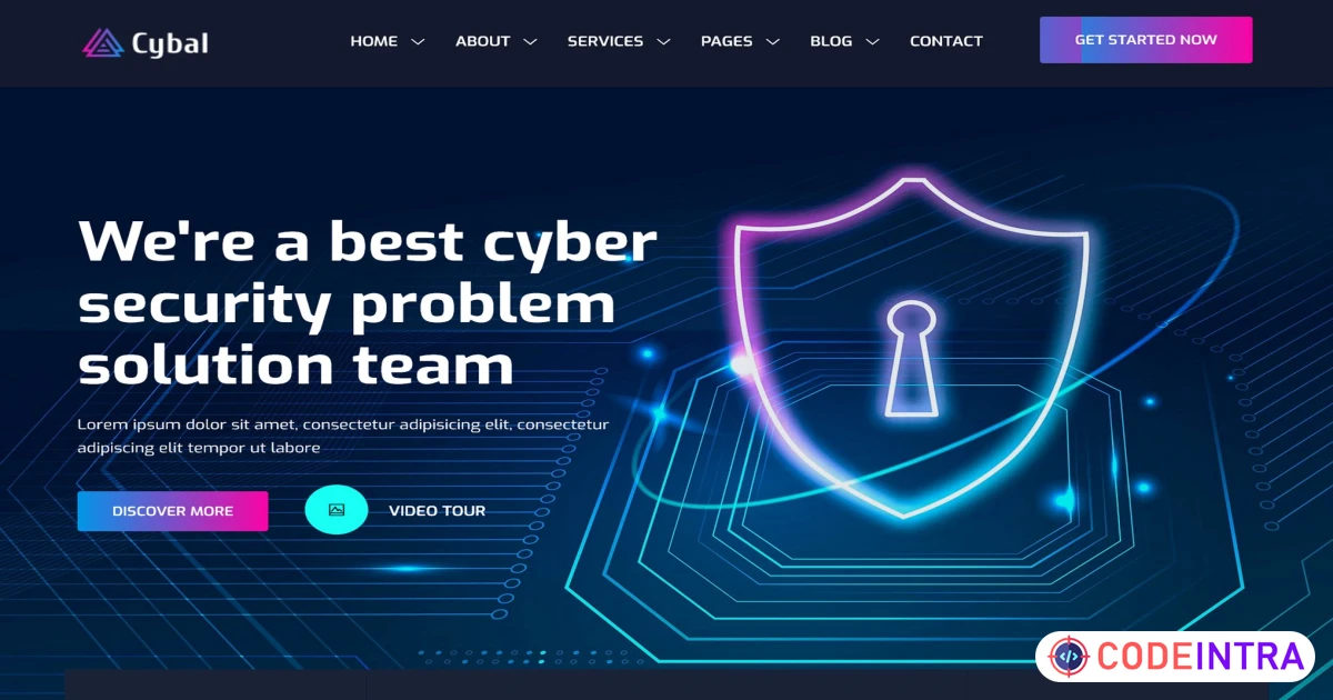 Cybal - Cyber Security PHP Template - Codeintra