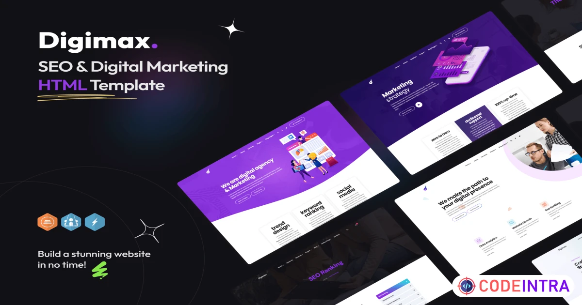 Digimax - SEO & Digital Marketing Agency Template - Codeintra