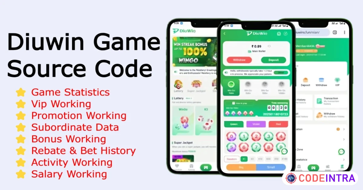 Diuwin Game Full Source Code Download - Codeintra