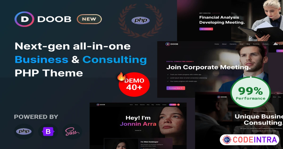 Doob - Business & Consulting PHP Template - Codeintra