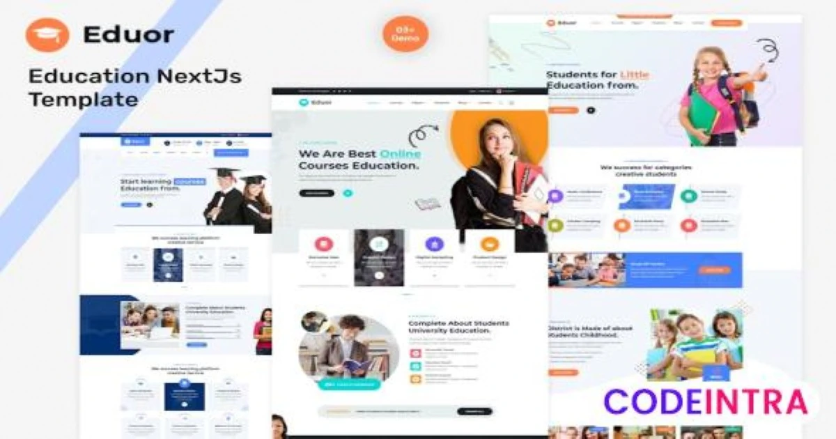 Education NextJs Template - Eduor - Codeintra