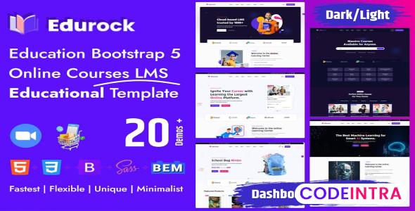 Edurock - Education Bootstrap 5 HTML Template