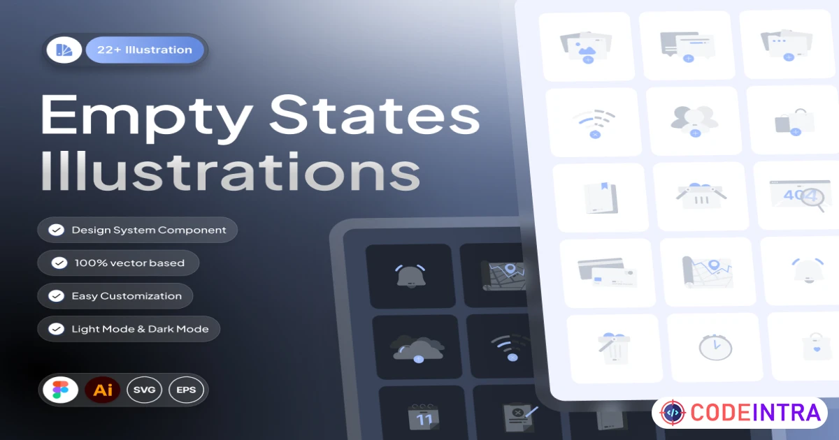 Empty State Illustration - Illustrations - Codeintra