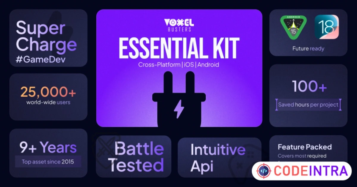 Essential Kit - Mobile (iOS & Android) | Integration | Unity Assets - Codeintra