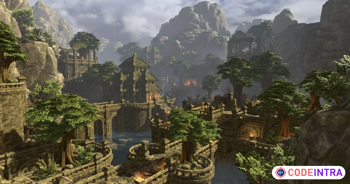 Eternal Temple | 3D Fantasy | Unity Assets - Codeintra