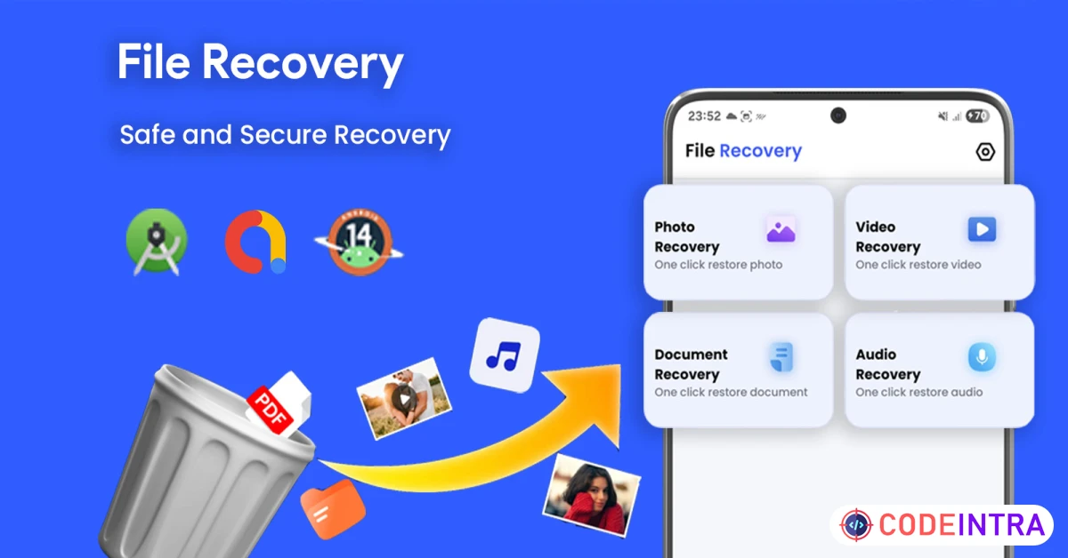 Product featured image File Recovery – Restore Deleted Files Android
 - Codeintra