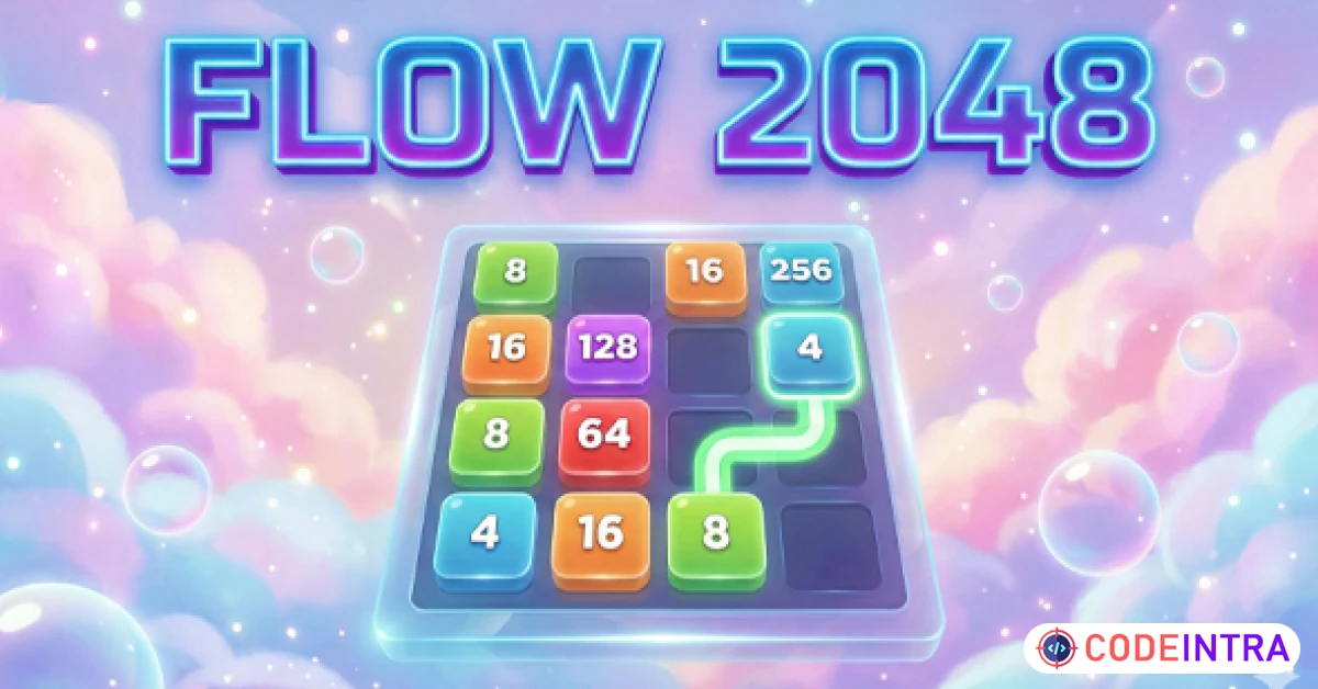 Product featured image FLOW 2048 HTML5 Game - Codeintra