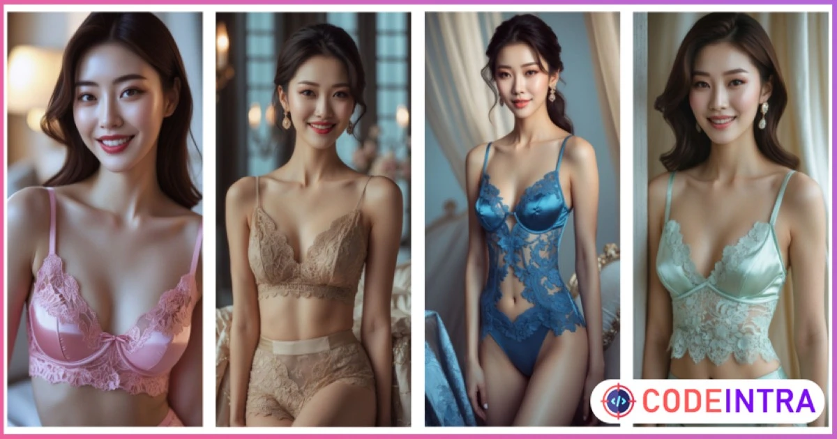 Full HD Korean Female in Panty Image Pack – 100+ Stunning AI-Generated Visuals for Social Media Influencers -2 - Codeintra
