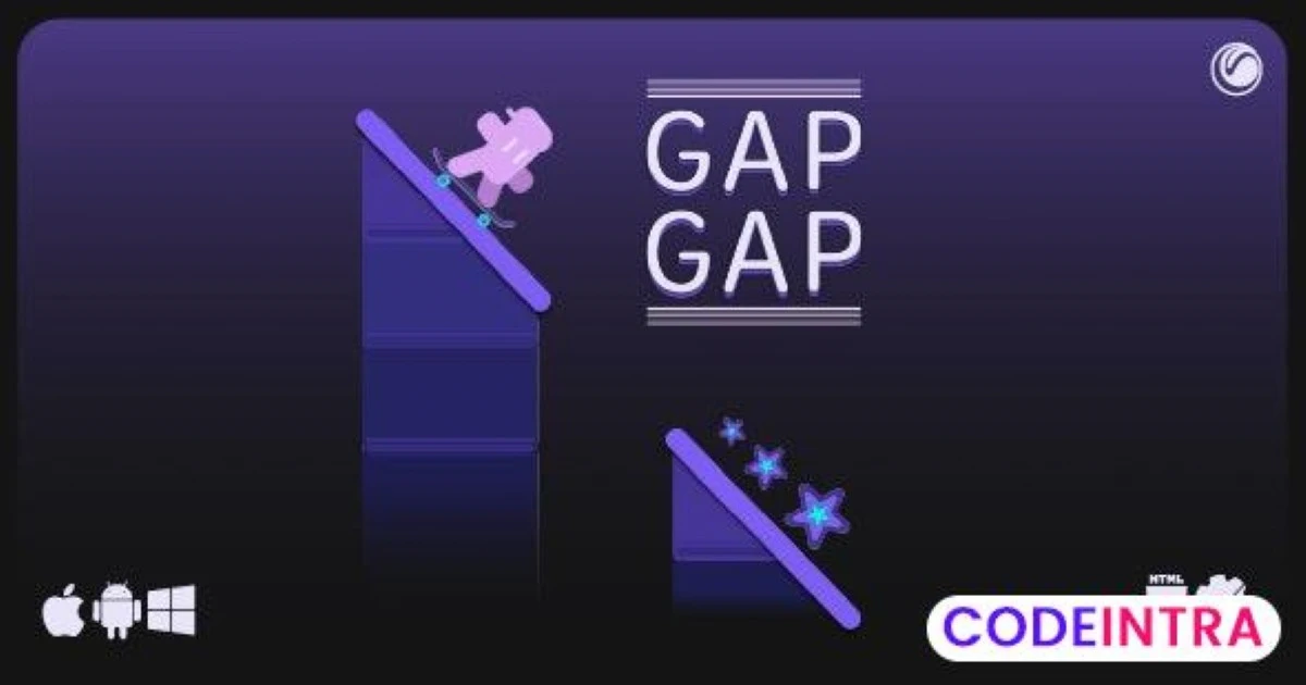 Gap Gap | HTML5 Construct Game - Codeintra