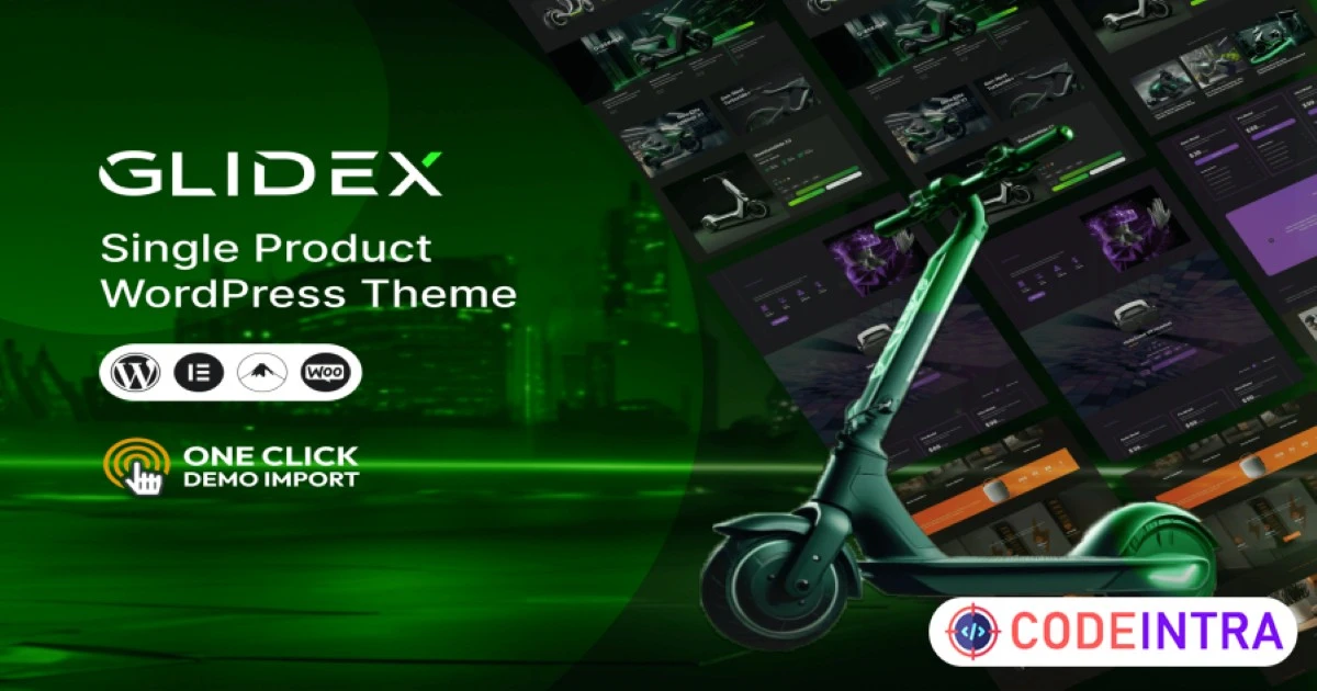 GlideX - Single Product WooCommerce Theme - Codeintra