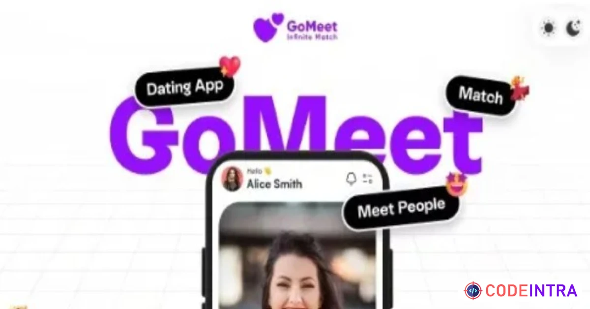 Product featured image GoMeet - Complete Social Dating Mobile App - Codeintra