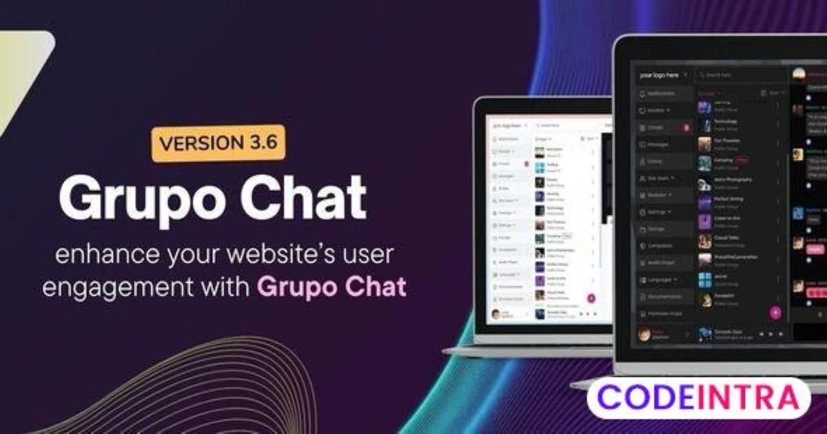 Grupo Chat - Chat Room & Private Chat PHP Script - Codeintra