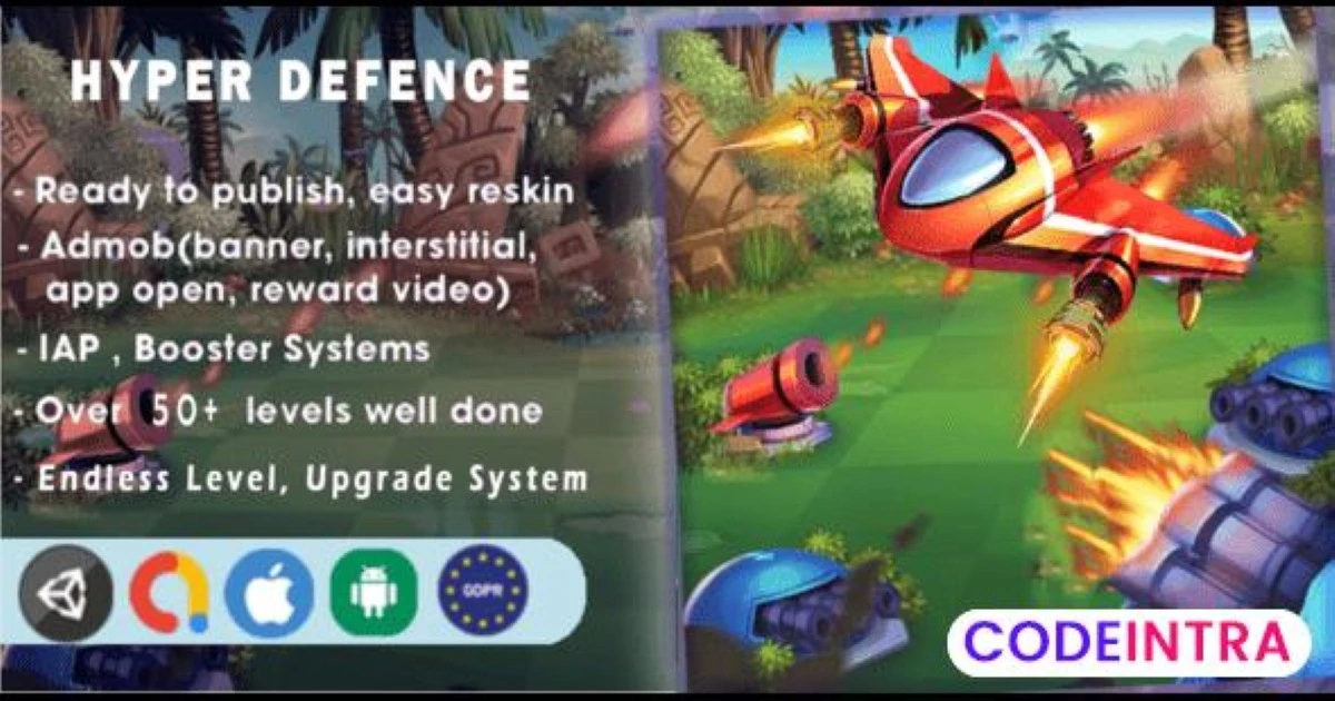 Hyper Defence Unity Game Source Code Premium - Codeintra