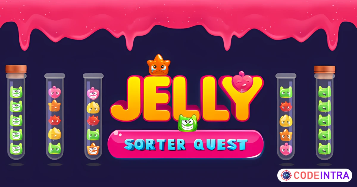 Product featured image Jelly Sorter Quest – Unity 3D Puzzle Game with Admob Ads - Codeintra
