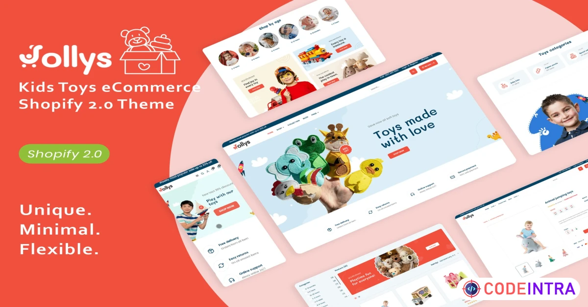 Product featured image Jollys - Kids Toys eCommerce Shopify 2.0 Theme - Codeintra