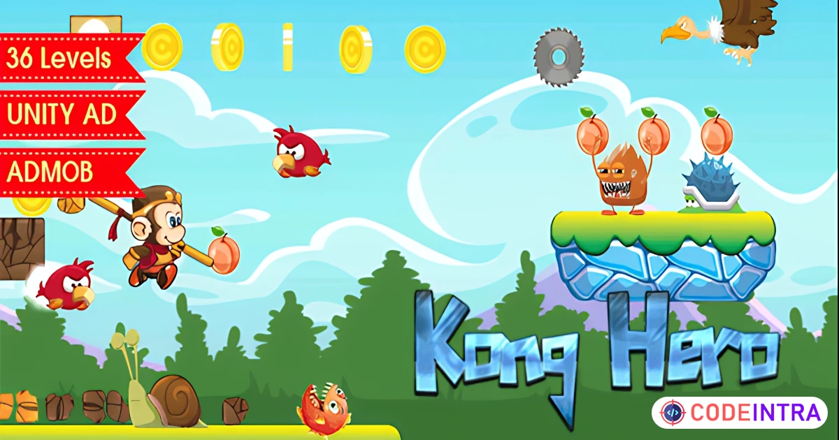 Kong Hero – Platformer Complete Unity Game Template - Codeintra