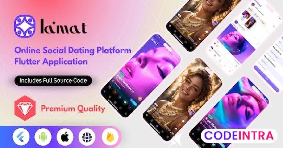 Lamat - Ultimate Online Dating Platform, Video Dat - Codeintra