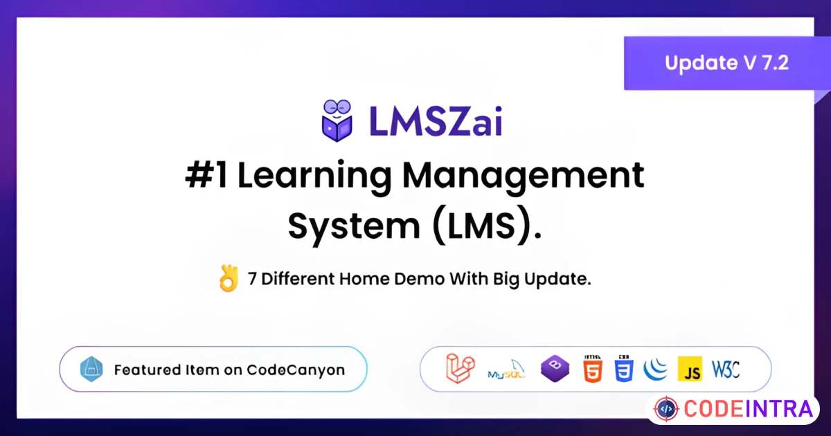 LMSZAI - LMS | Learning Management System (Saas) - Codeintra