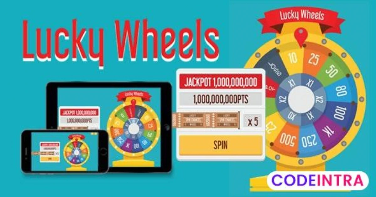 Lucky Wheels - HTML5 Game - Codeintra