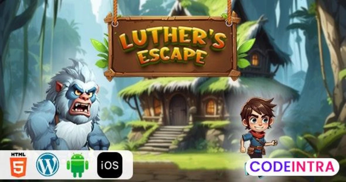 Luther's Escape - HTML5 Construct3 Game - Codeintra