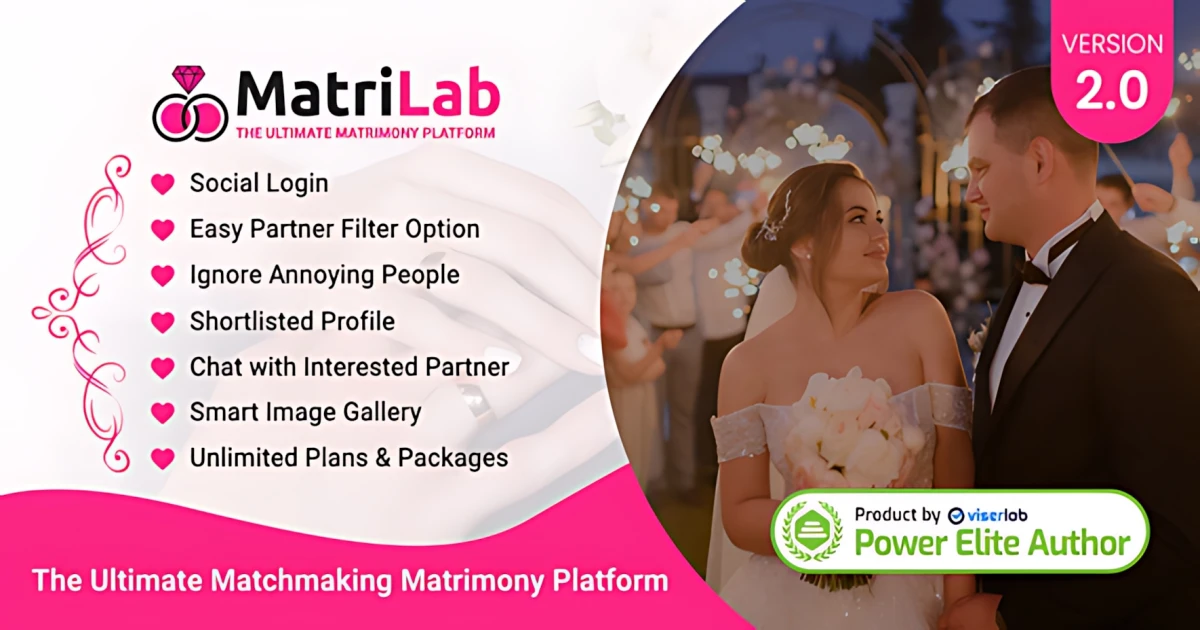 MatriLab - Ultimate Matchmaking Matrimony Platform - Codeintra