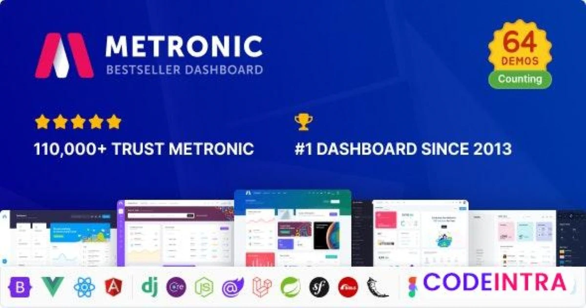 Metronic | Bootstrap HTML, VueJS, React, Angular,  - Codeintra
