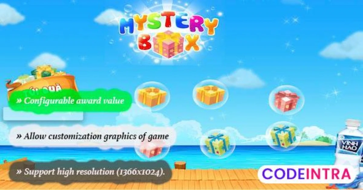 Mystery Box - HTML 5 Game - Codeintra
