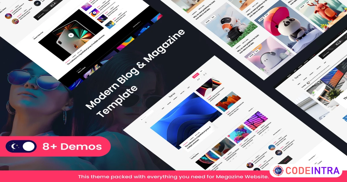 News & Magazine Template - Codeintra