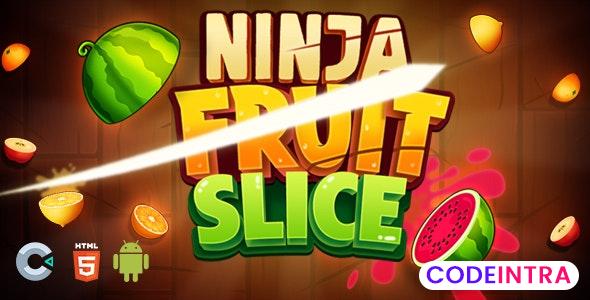 Ninja Fruit Slice [ Construct 3 , HTML5 ]