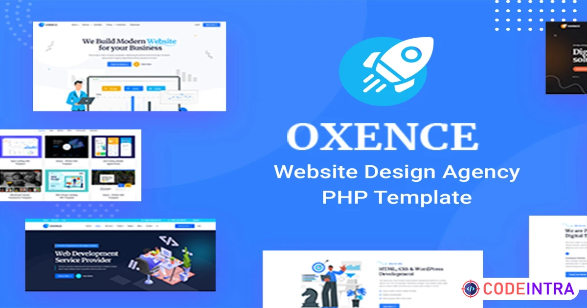 Oxence - Web Design Agency PHP Template - Codeintra