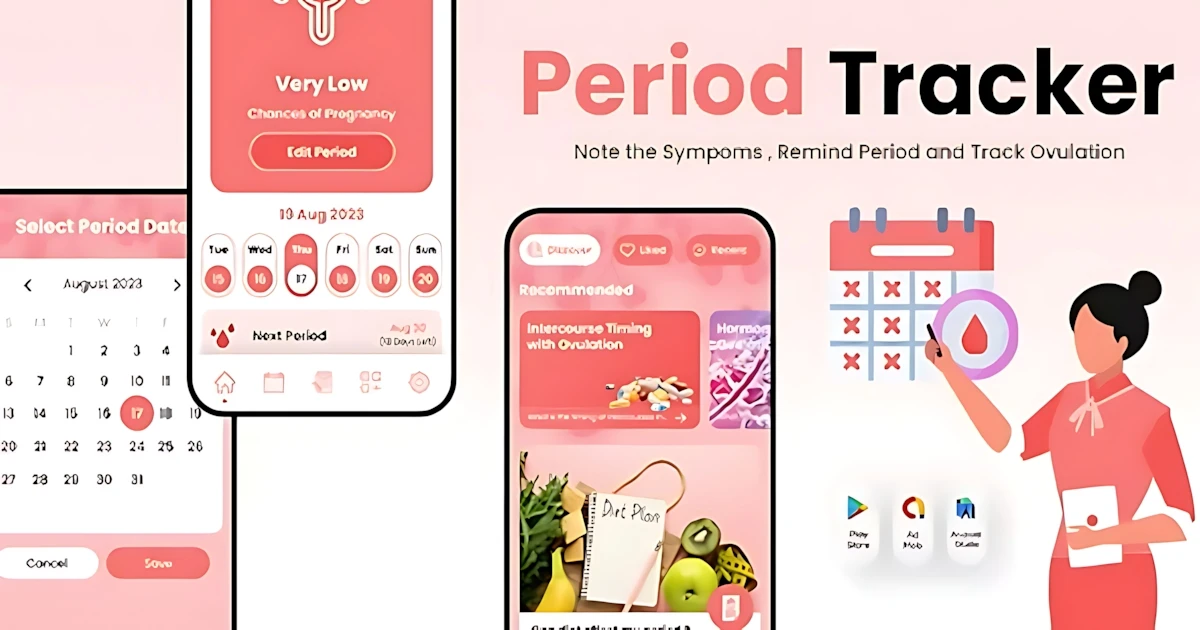 Period Tracker - Clue Period - My Calendar - Ovulation - Codeintra