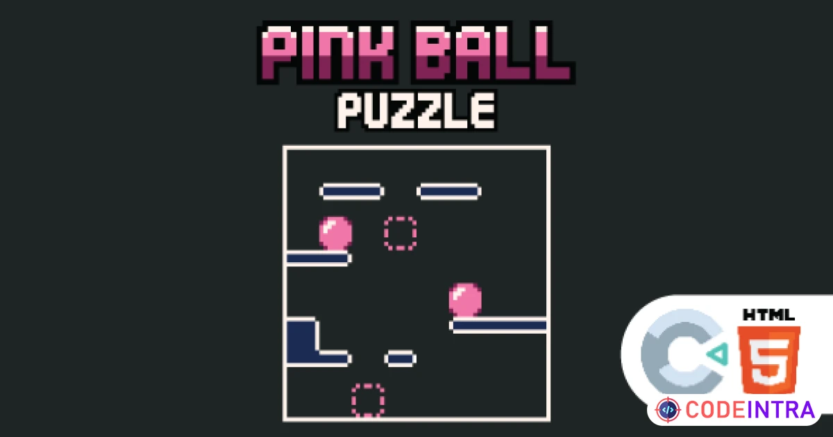 Product featured image Pink Ball Puzzle - HTML5 - Construct 3 - Codeintra