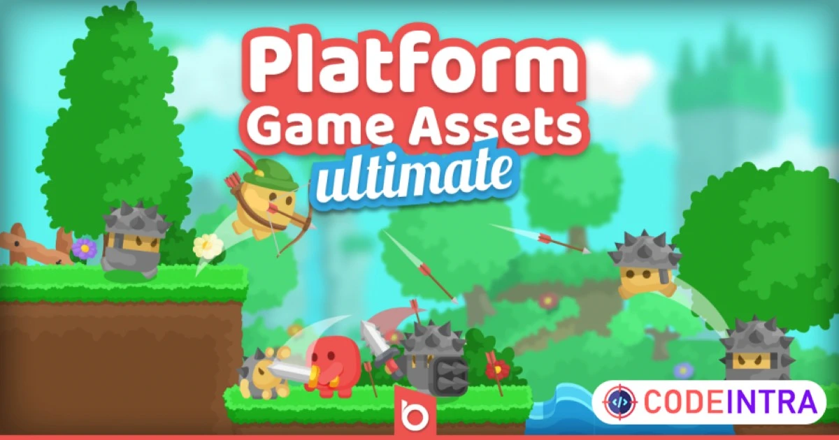 Platform Game Assets Ultimate | 2D Environments | Unity Assets - Codeintra