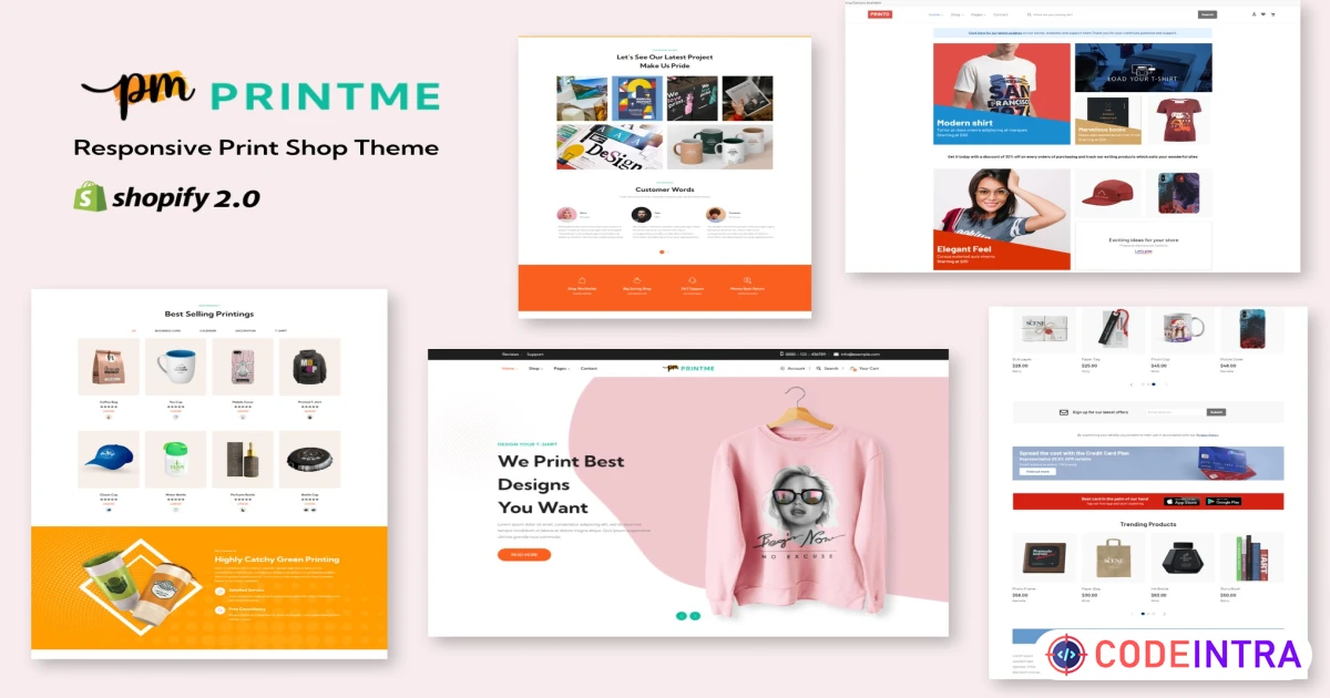 Printme - Responsive Print Shop Theme - Codeintra
