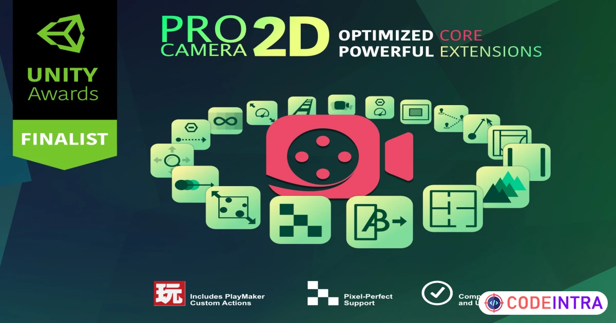 Pro Camera 2D - The definitive 2D & 2.5D camera plugin for Unity | 2D | Unity Assets - Codeintra