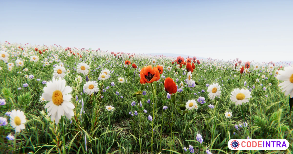 Realistic Grass Flowers Pack | 2D Nature | Unity Assets - Codeintra