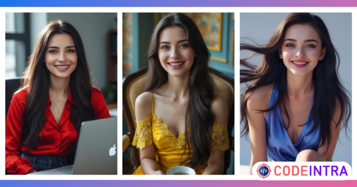 Russian Girl AI Influencer Image Pack – 70+ HD Images, 3 Banners Image for Social Media - Codeintra
