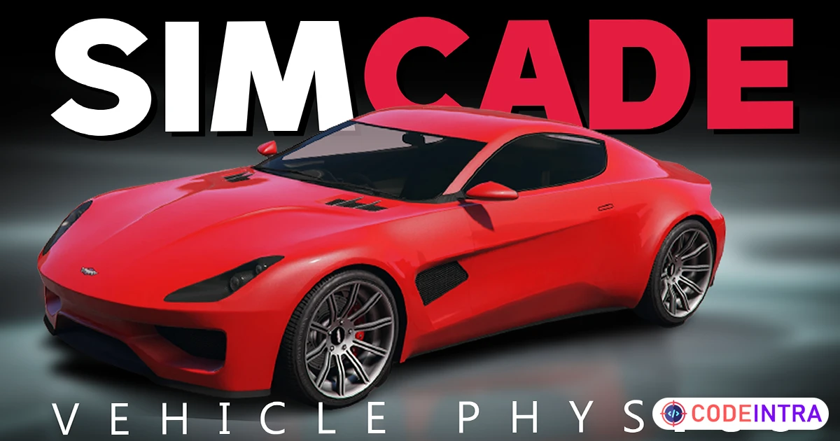 Product featured image Sim-Cade Vehicle Physics | Physics | Unity Assets - Codeintra