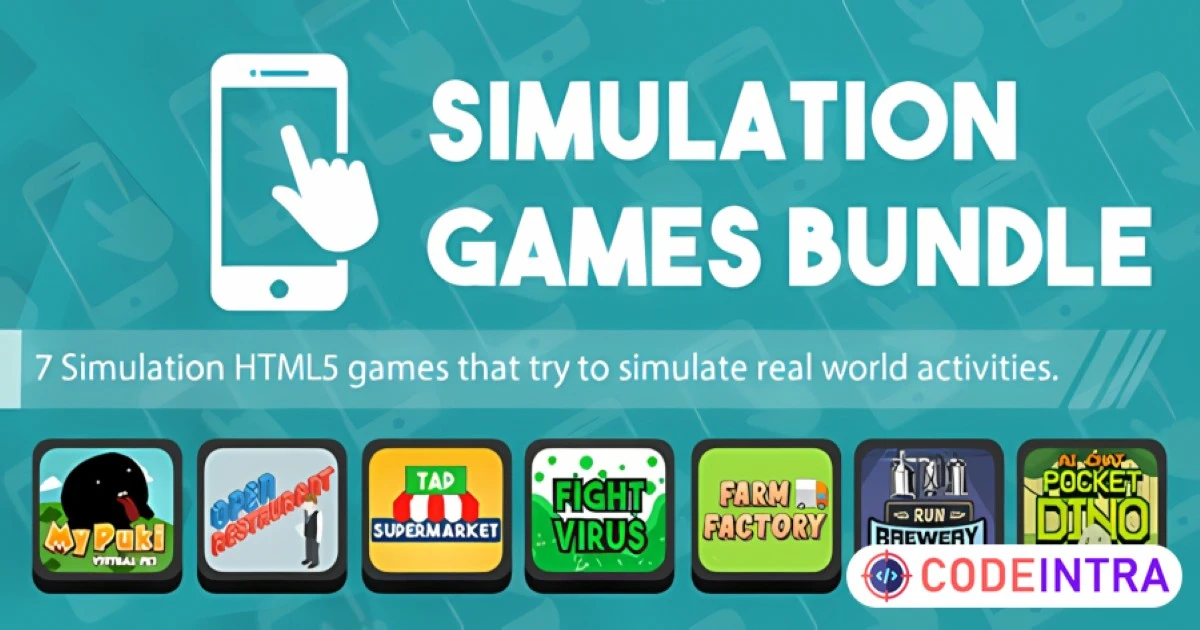 Simulation Games Bundle - 7 Premium Games - Codeintra