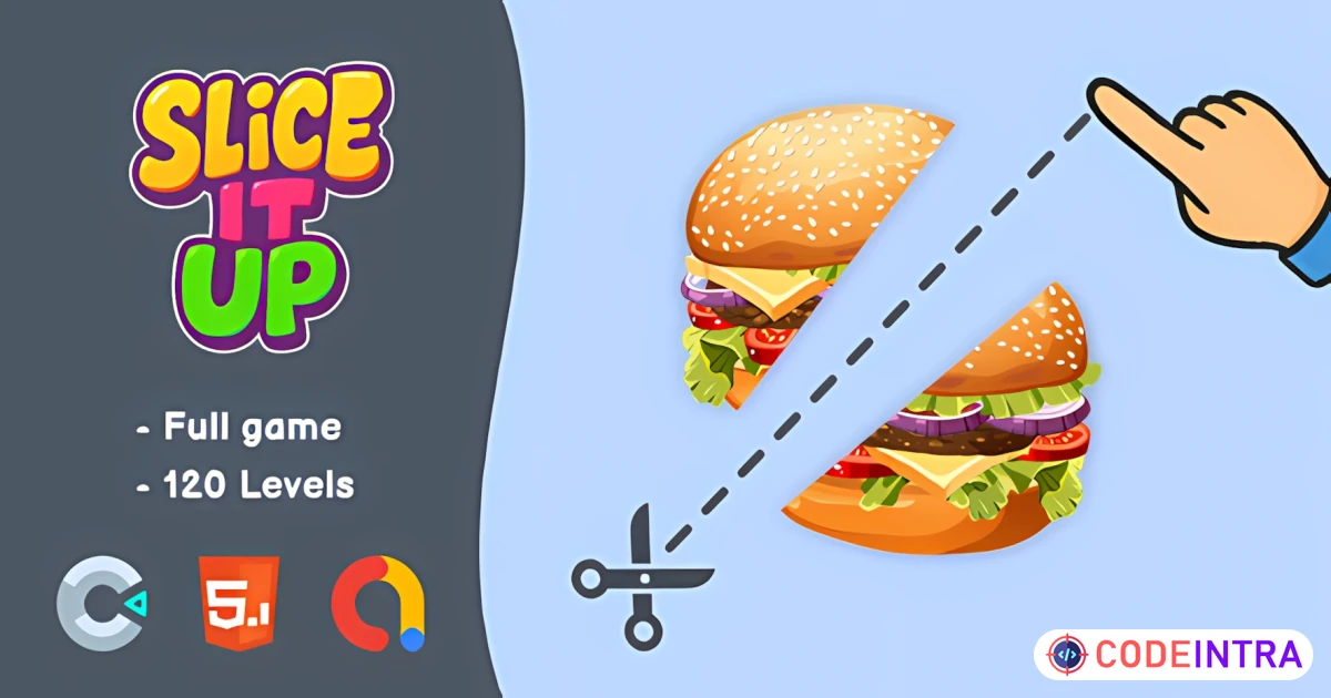 Slice It Up - HTML5 Game | Construct 3 - Codeintra