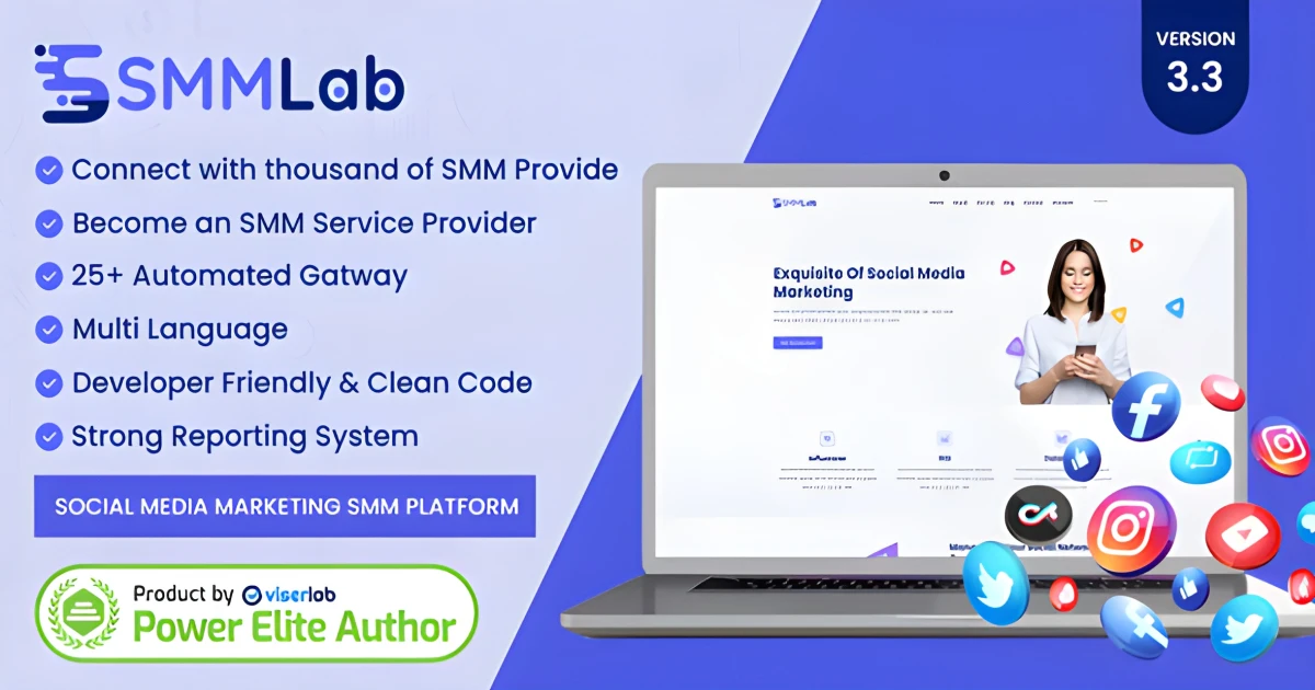SMMLab - Social Media Marketing SMM Platform - Codeintra